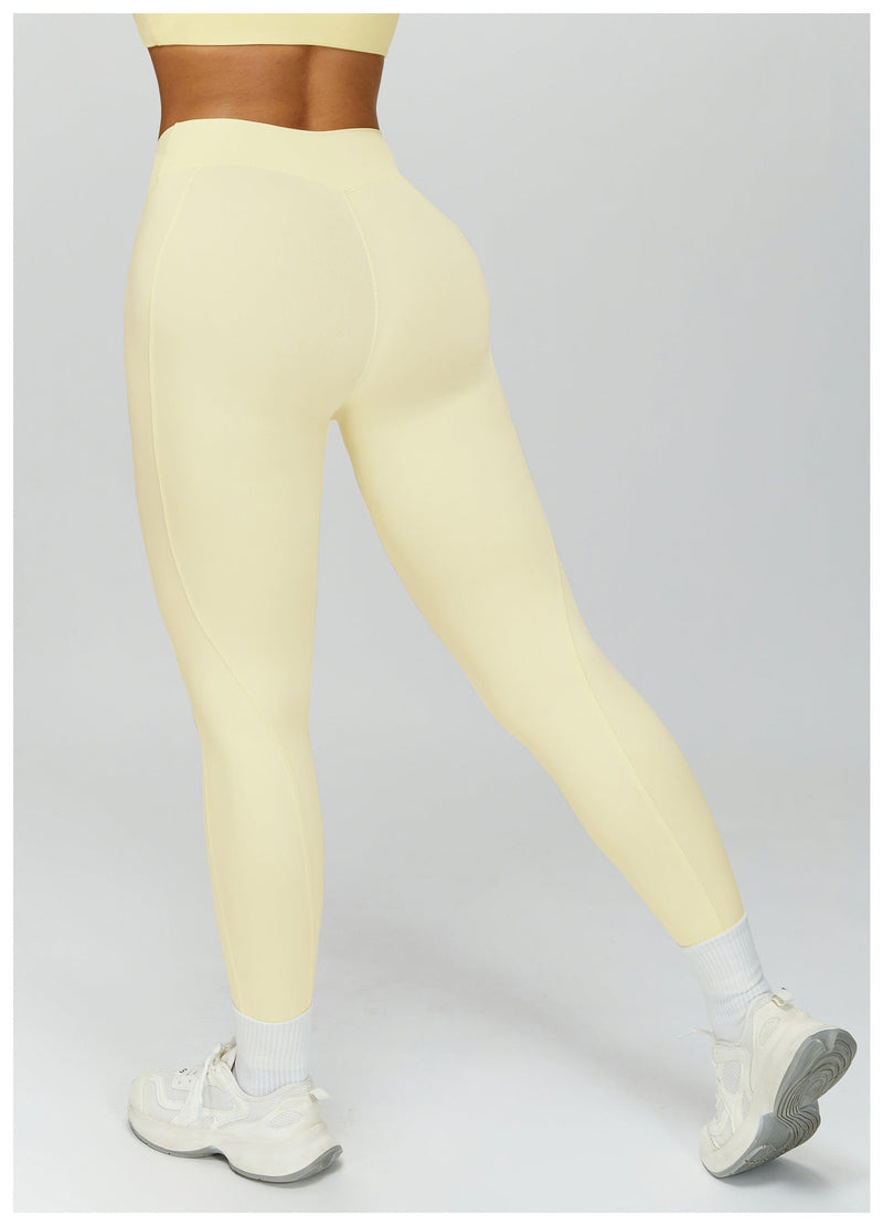 Legging femme yoga côtelé microfibre — FLOW — photo 2