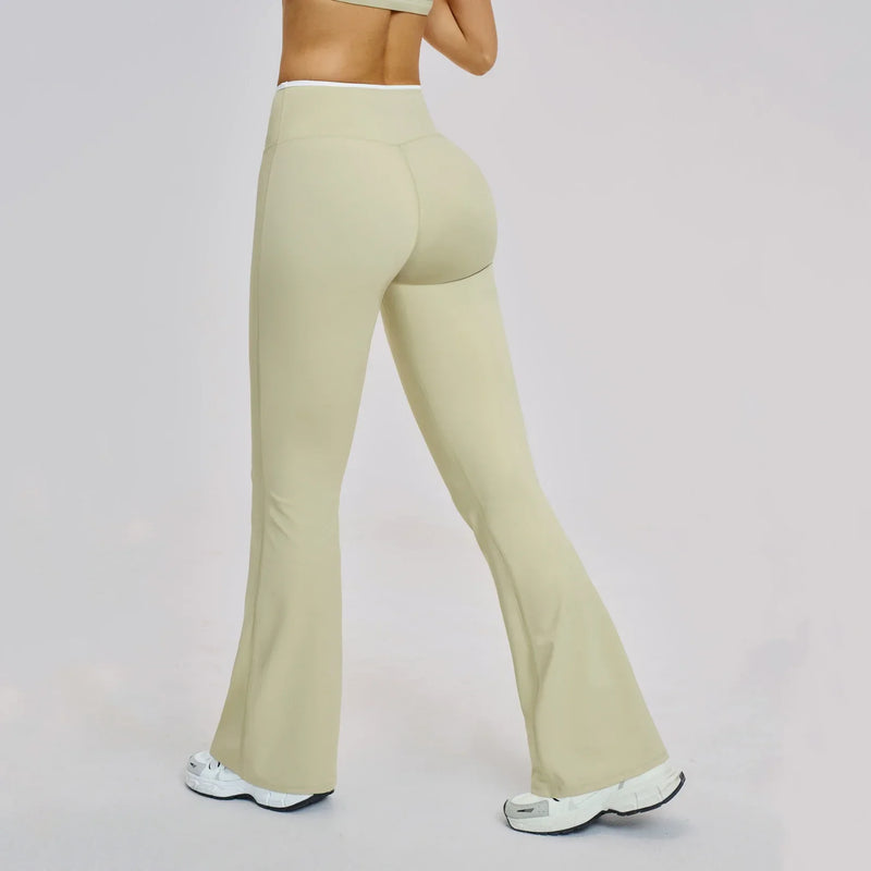Ensemble yoga femme brassière maintien fort respiran et legging anti-friction — FLOW