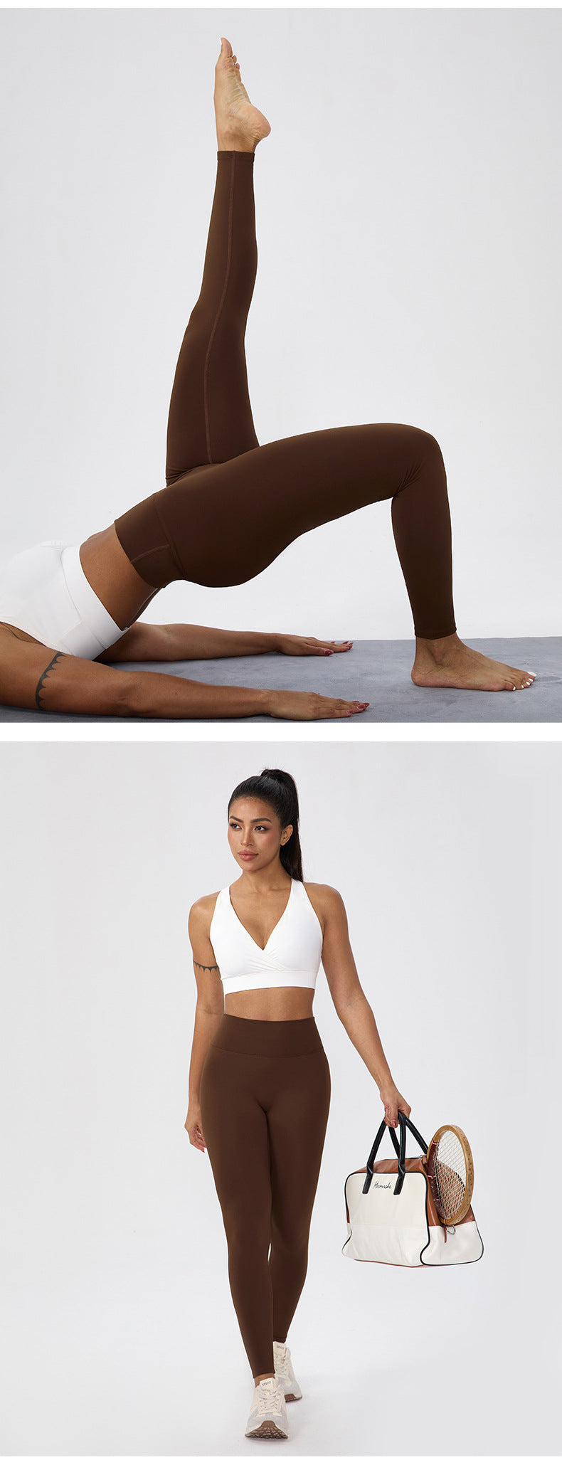 Legging femme thermique taille haute opaque — CORE — photo 12