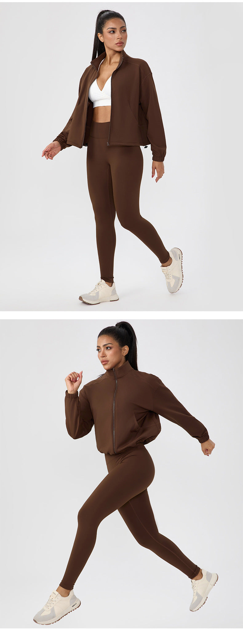 Legging femme thermique taille haute opaque — CORE — photo 13