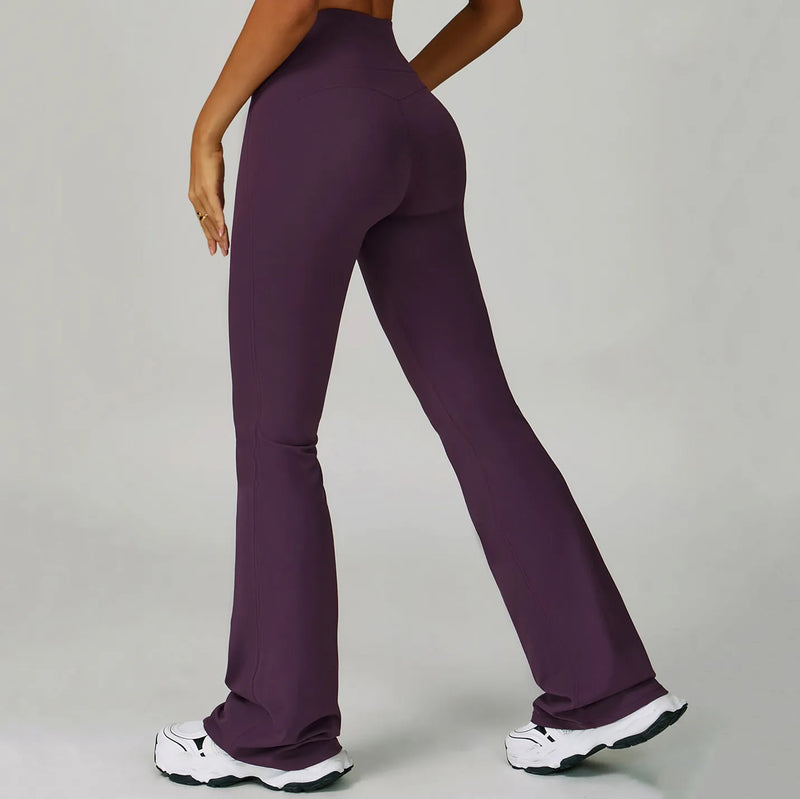 Ensemble training femme brassière dos nageur bretelles larges et legging compression douce — PULSE