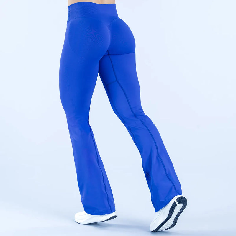 Pantalon évasé femme yoga stretch léger — flow — photo 2