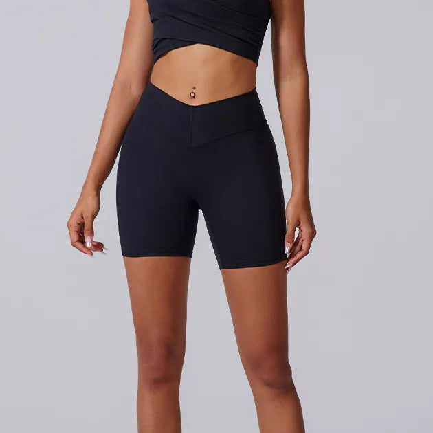 Ensemble sport femme brassière dos nageur et legging ceinture large taille haute — CORE