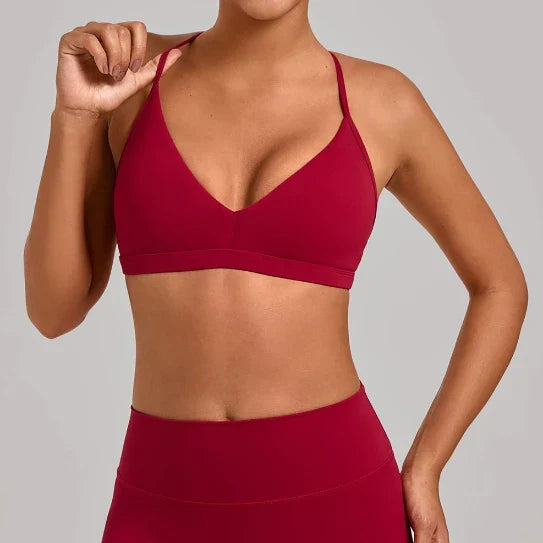 Ensemble sport femme brassière microfibre et short cycliste — FLOW