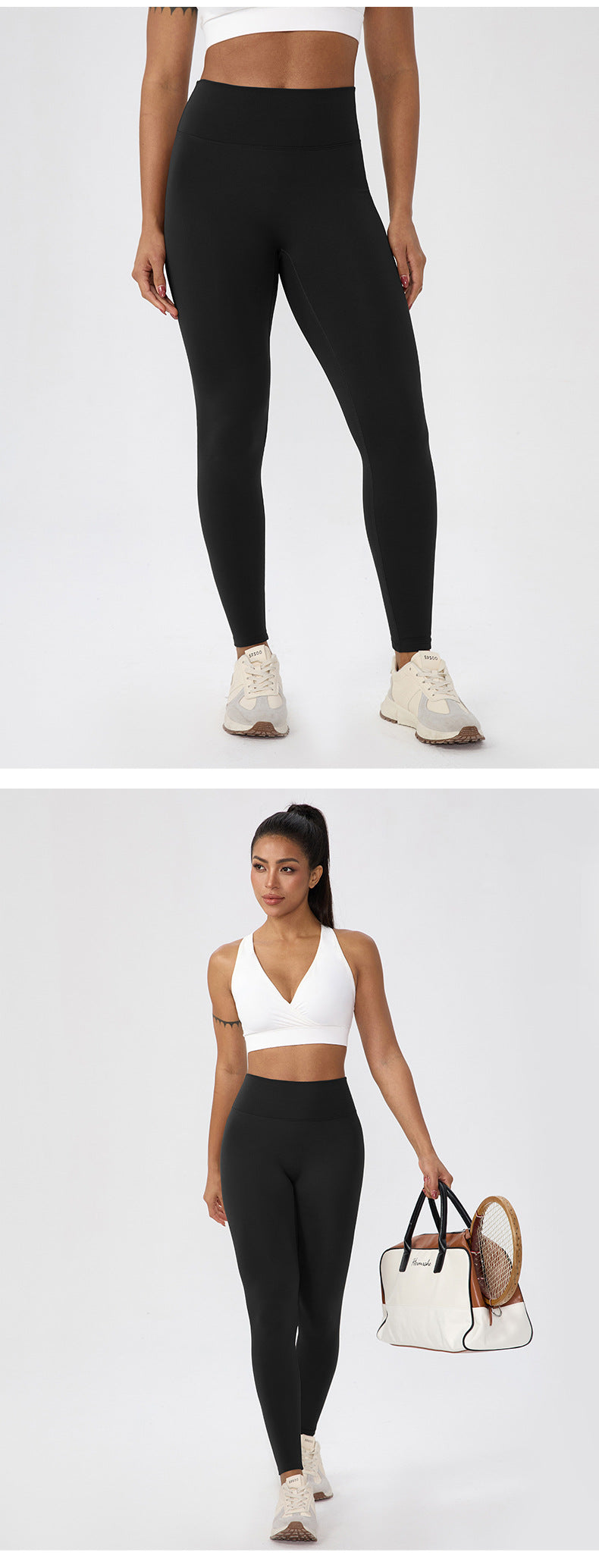 Legging femme thermique taille haute opaque — CORE — photo 15