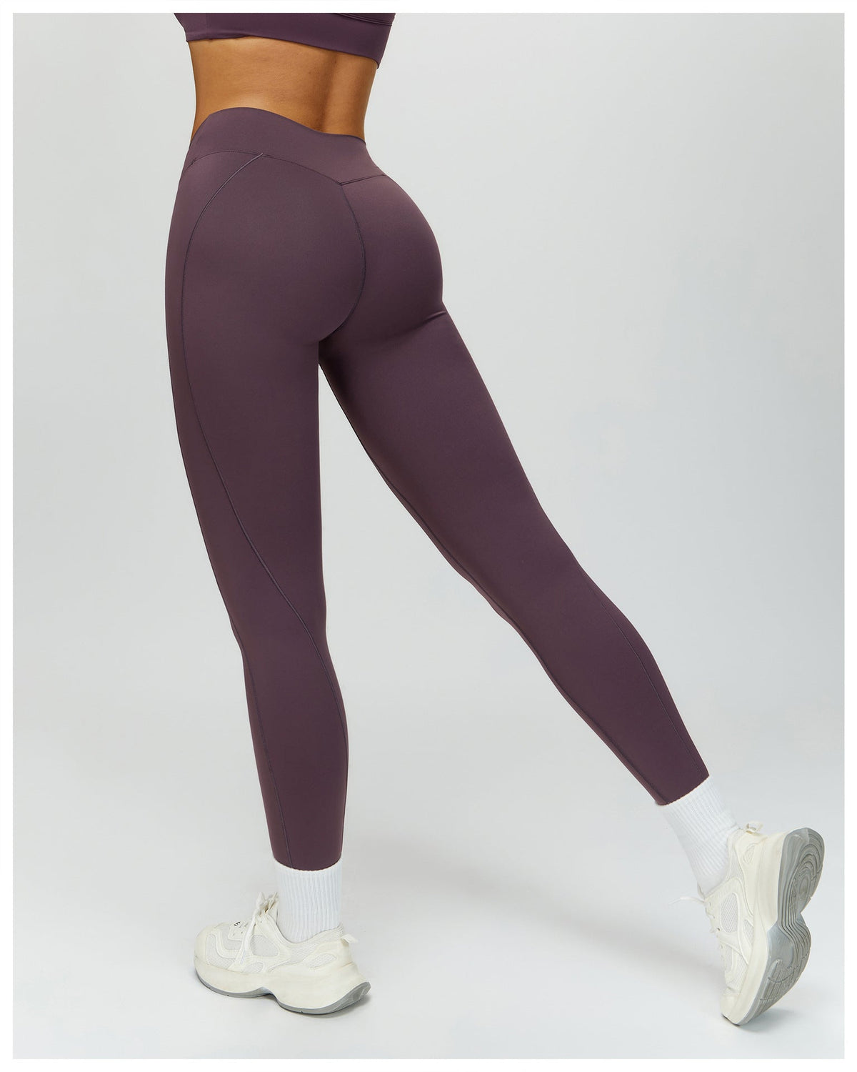 Legging femme yoga côtelé microfibre — FLOW — photo 7