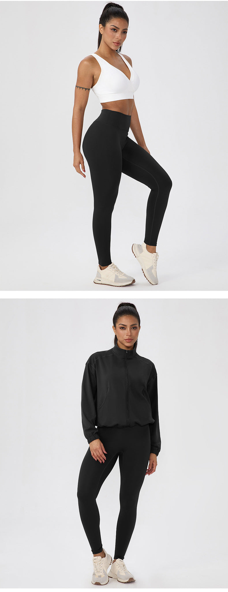 Legging femme thermique taille haute opaque — CORE — photo 16