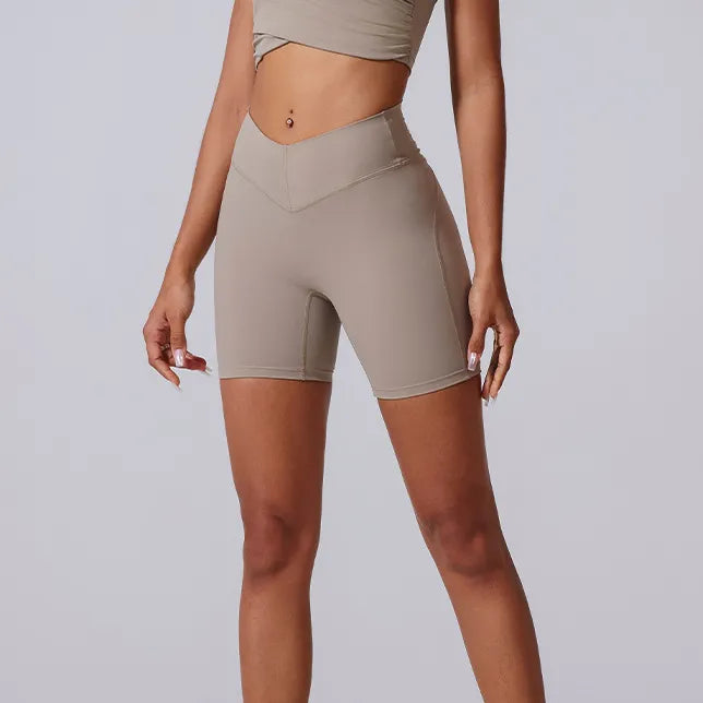 Ensemble yoga femme brassière dos nageur et legging ceinture large taille haute — FLOW