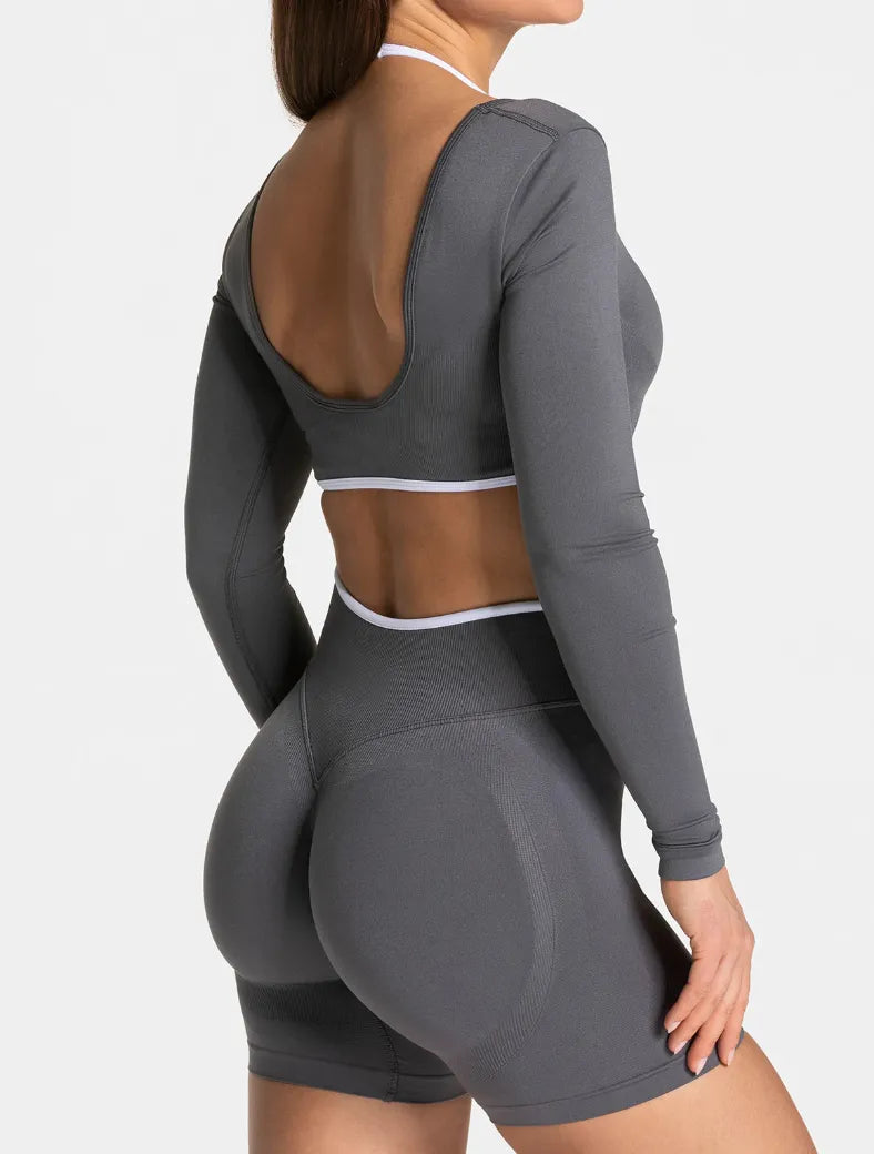 Brassière femme training dos nageur couture plate — pulse — photo 11