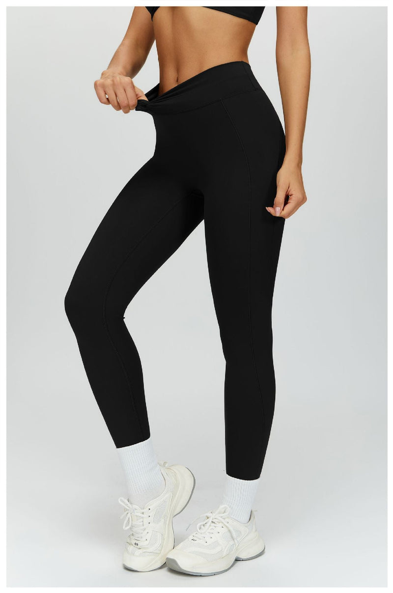 Legging femme yoga côtelé microfibre — FLOW — photo 11
