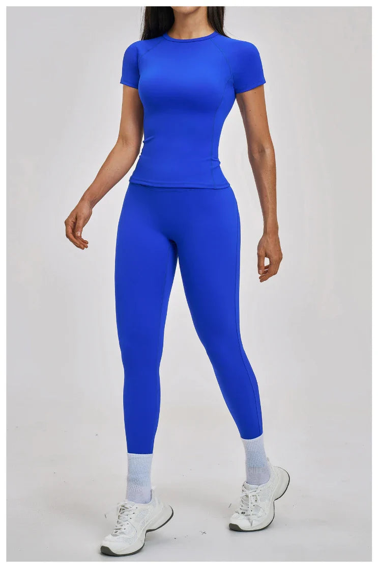 T-shirt femme yoga séchage rapide respirant — FLOW — photo 11