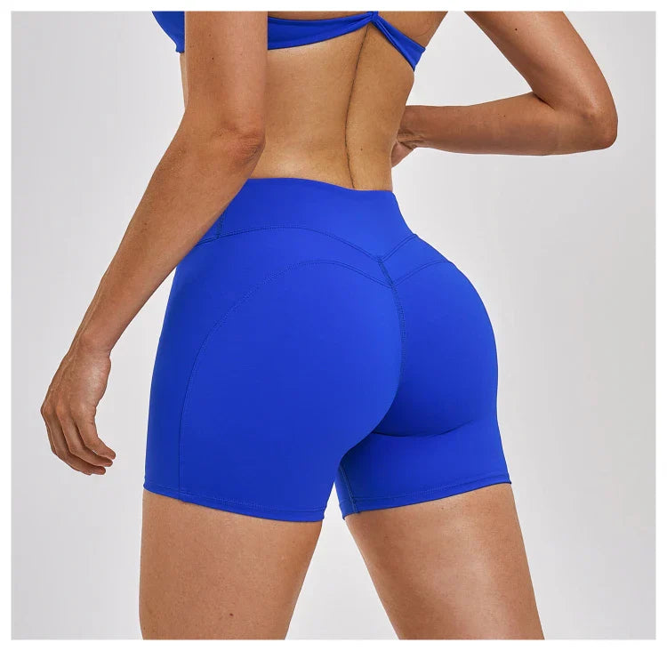 Short femme cycliste doublure intégrée ceinture large — STRIDE — photo 9