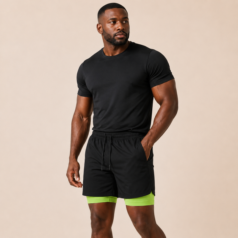 Short homme sport stretch microfibre — edge