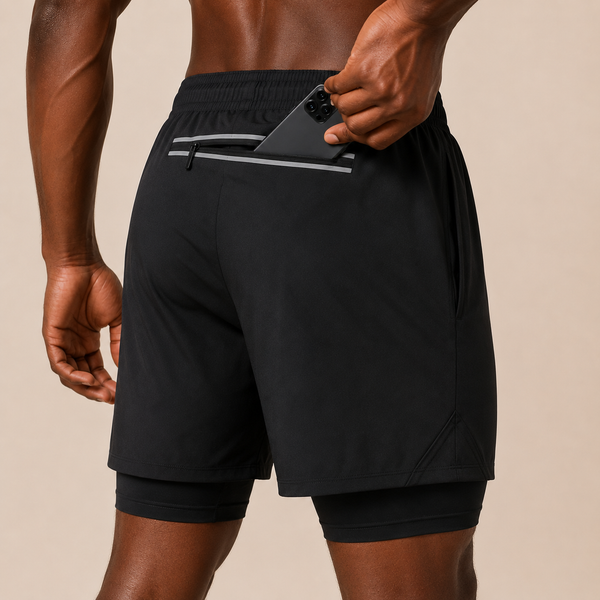 Short homme sport stretch microfibre — edge