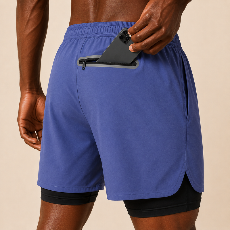 Short homme sport stretch microfibre — edge
