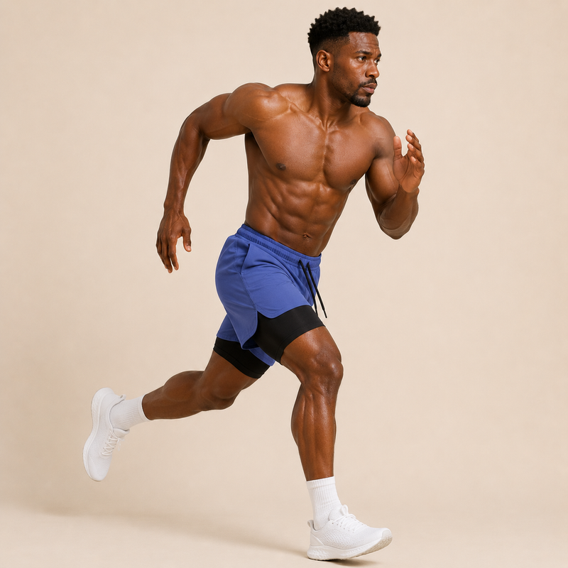 Short homme sport stretch microfibre — edge