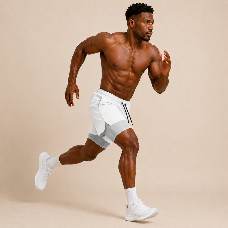 Short homme sport stretch microfibre — edge