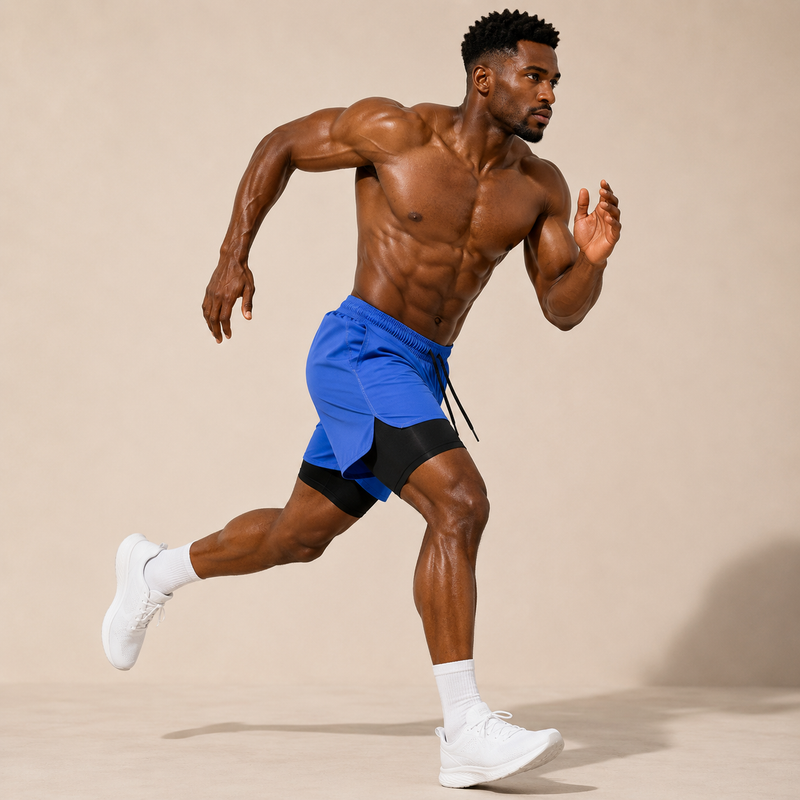 Short homme sport stretch microfibre — edge