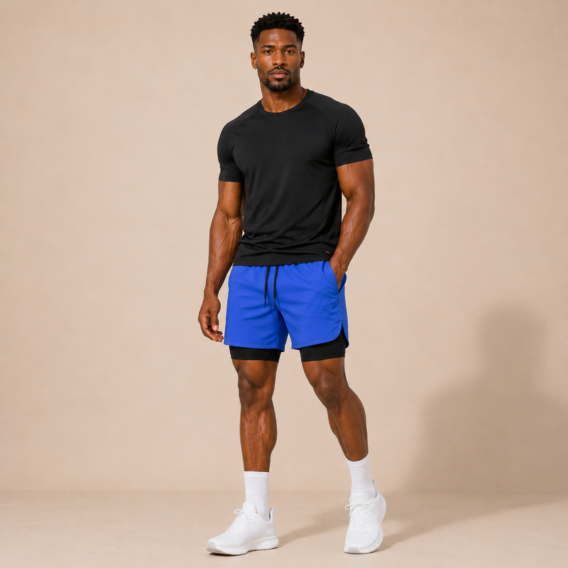 Short homme sport stretch microfibre — edge