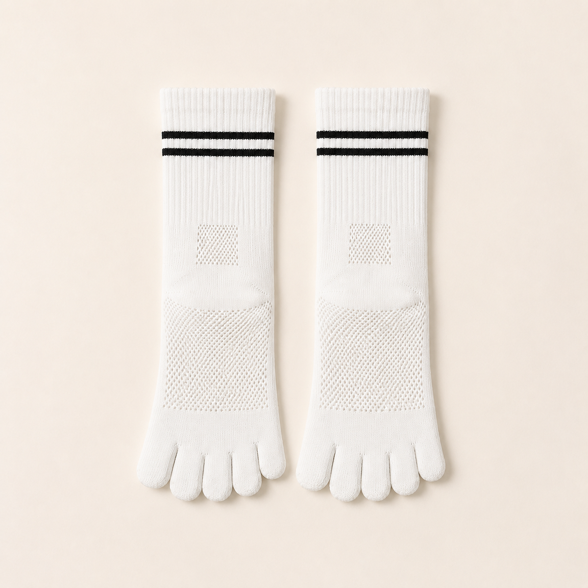 Chaussettes à orteils antidérapantes femme yoga pilates — daily — vue 5