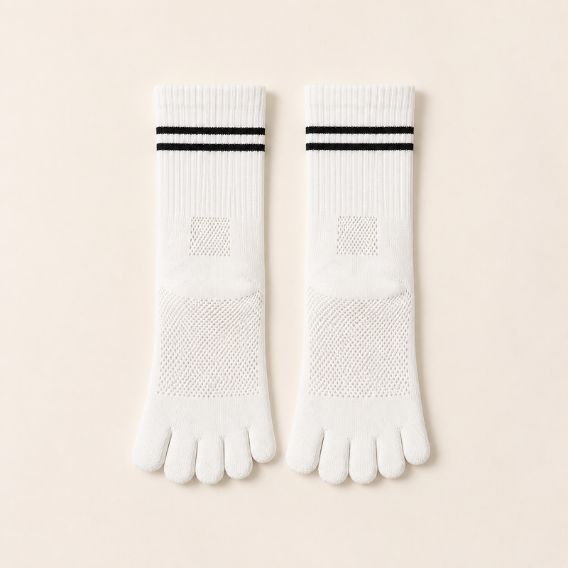 Chaussettes à orteils antidérapantes femme yoga pilates — daily — vue 5