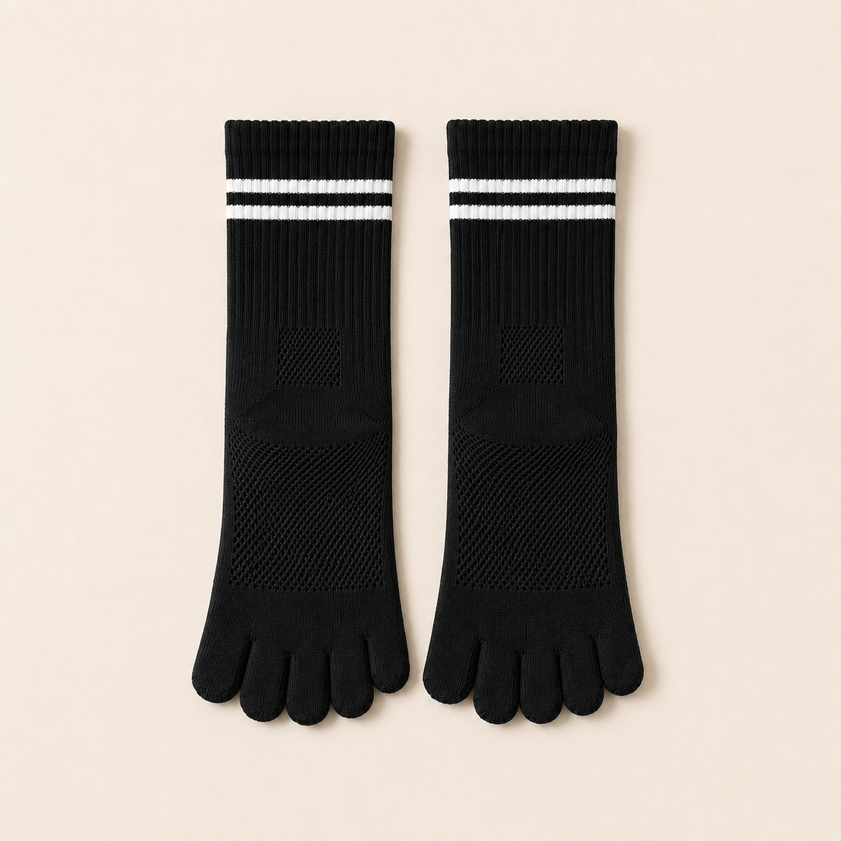 Chaussettes à orteils antidérapantes femme yoga pilates — daily — vue 4