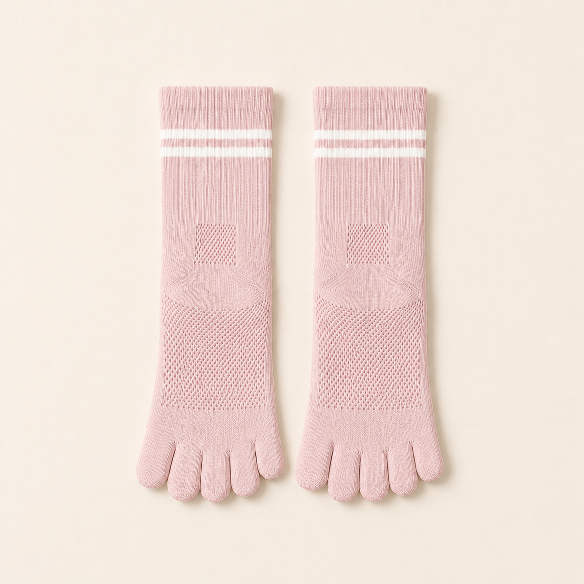 Chaussettes à orteils antidérapantes femme yoga pilates — daily — vue 3