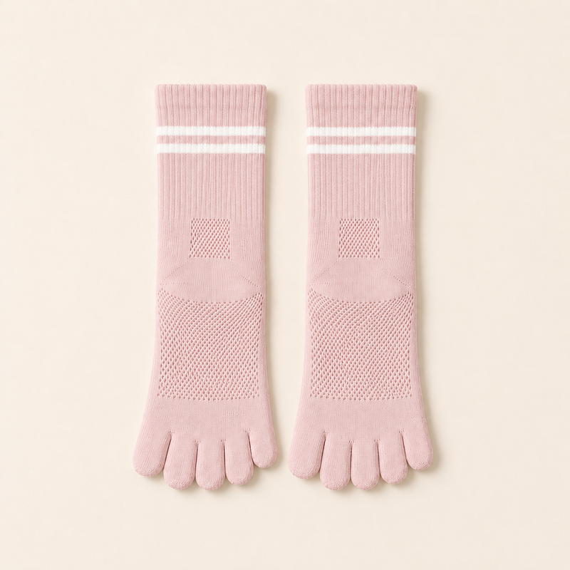 Chaussettes à orteils antidérapantes femme yoga pilates — daily — vue 3