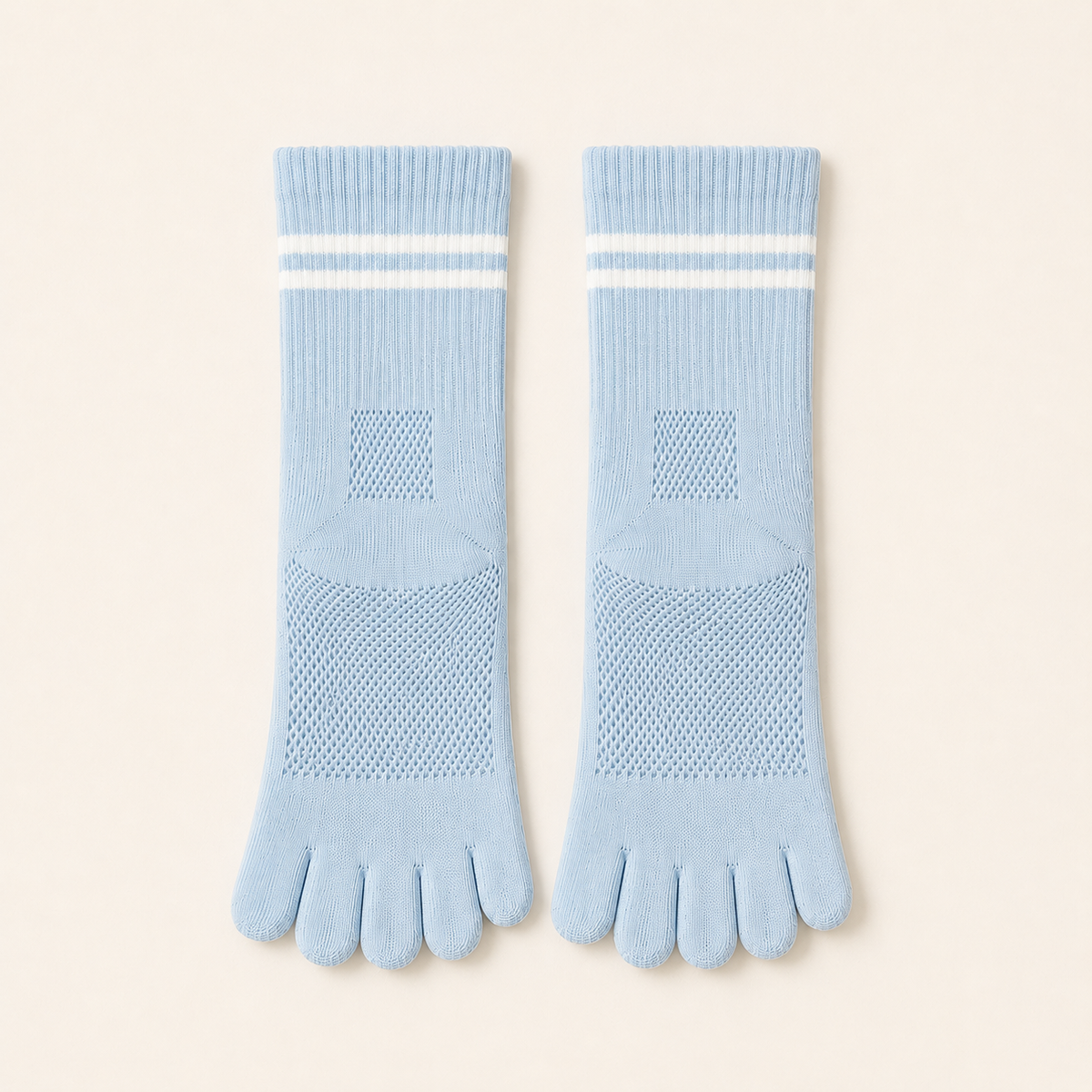 Chaussettes à orteils antidérapantes femme yoga pilates — daily — vue 1
