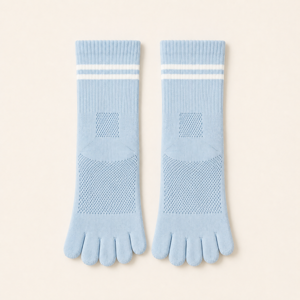 Chaussettes à orteils antidérapantes femme yoga pilates — daily