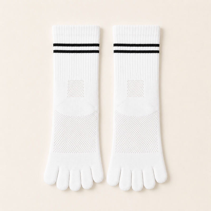 Chaussettes à orteils antidérapantes femme yoga pilates — daily — vue 13