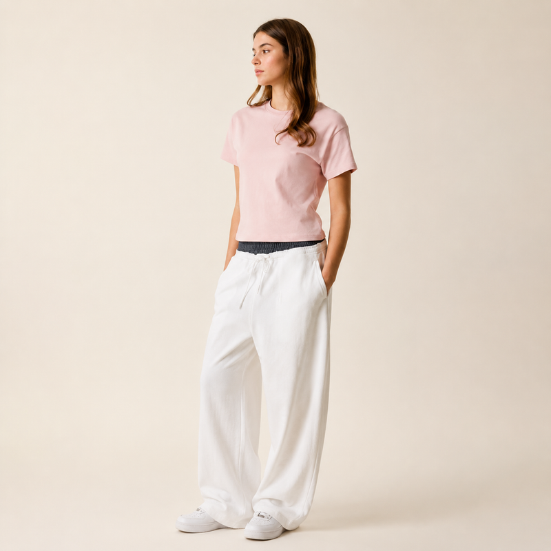 Jogging femme cocooning ceinture large oversize — EASE — photo 4