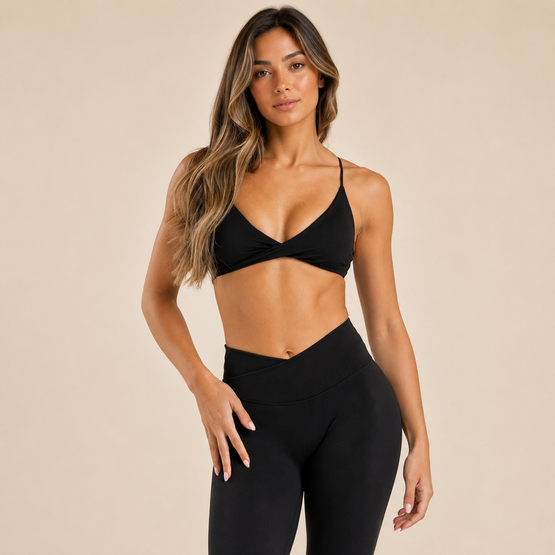 Brassière femme FLOW couleurs et matière stretch - vue 14
