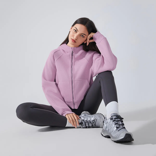 Hoodie femme cocooning oversize stretch — ease