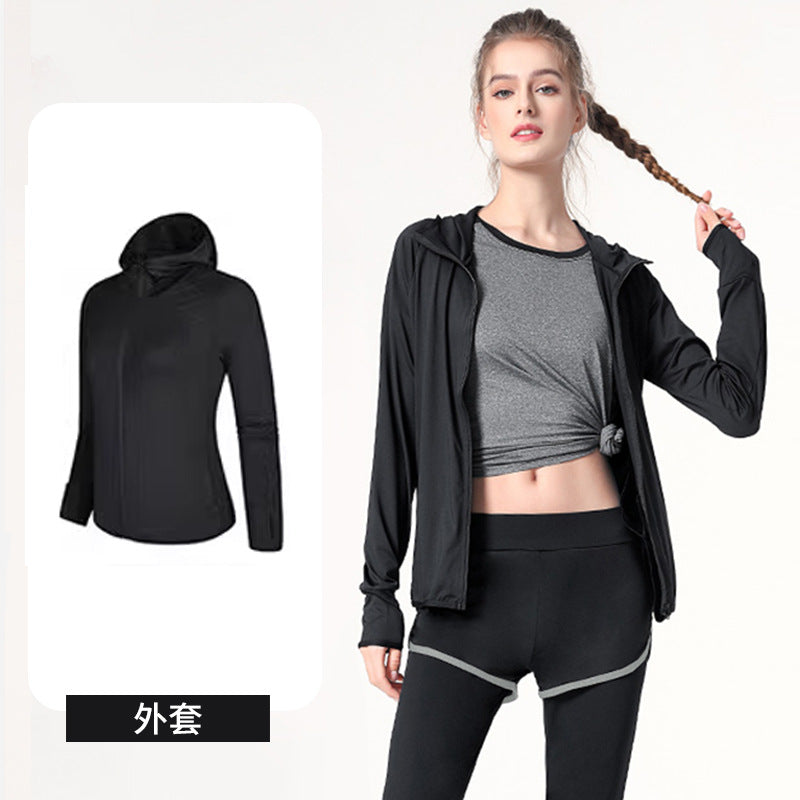 Veste zippée avec passe-pouces
