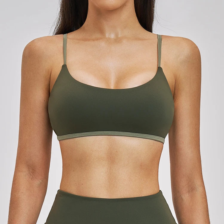 Ensemble training femme brassière dos croisé et legging taille haute — FLOW