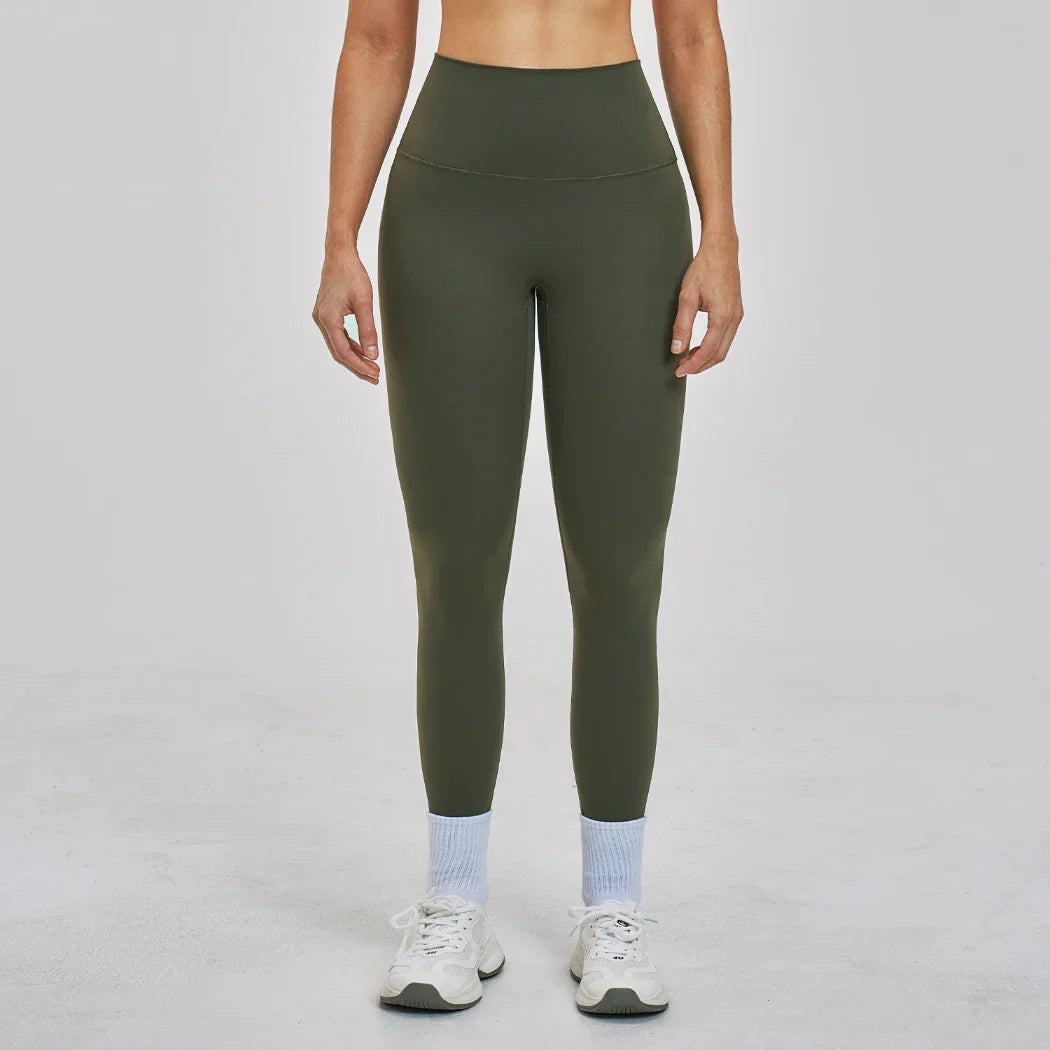 Ensemble training femme — brassière dos croisé maintien fort, legging ou short au choix — FLOW
