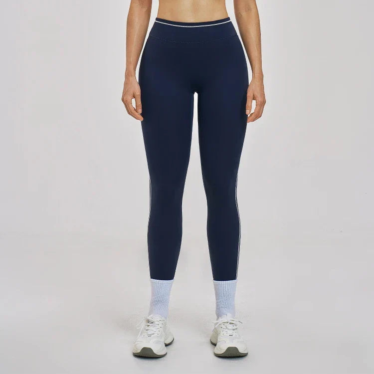Legging ceinture large Café