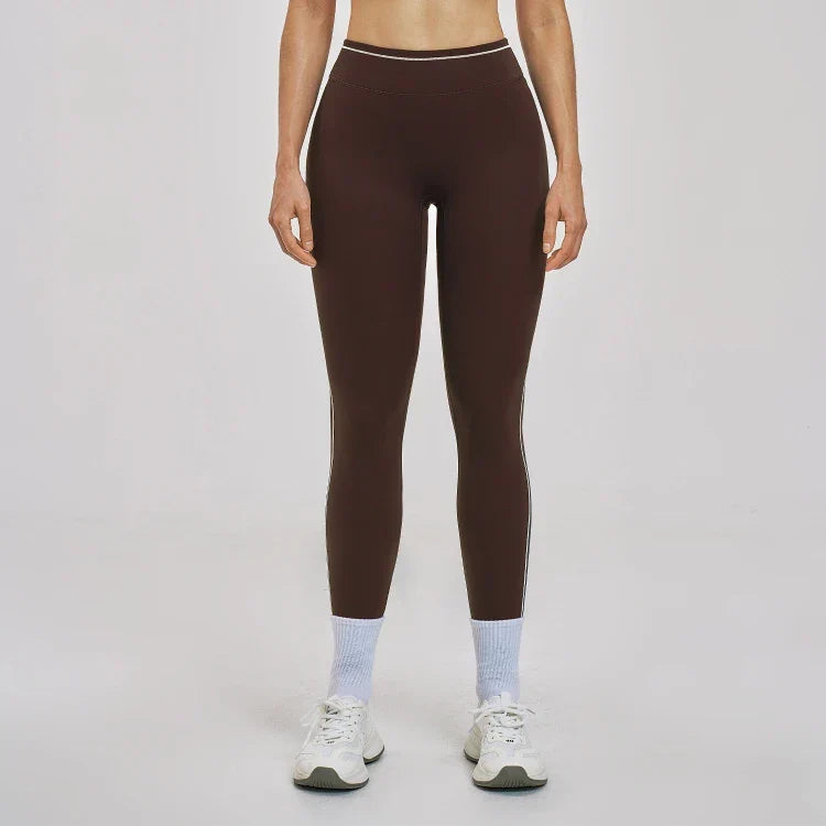Legging ceinture large Bleu