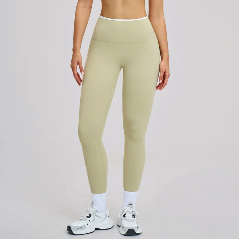 Ensemble yoga femme brassière maintien fort respiran et legging anti-friction — FLOW