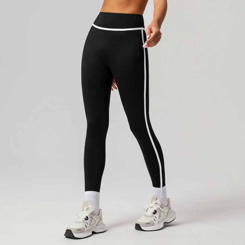 Ensemble yoga femme brassière bretelles larges large et legging seconde peau séchage rapide — CORE