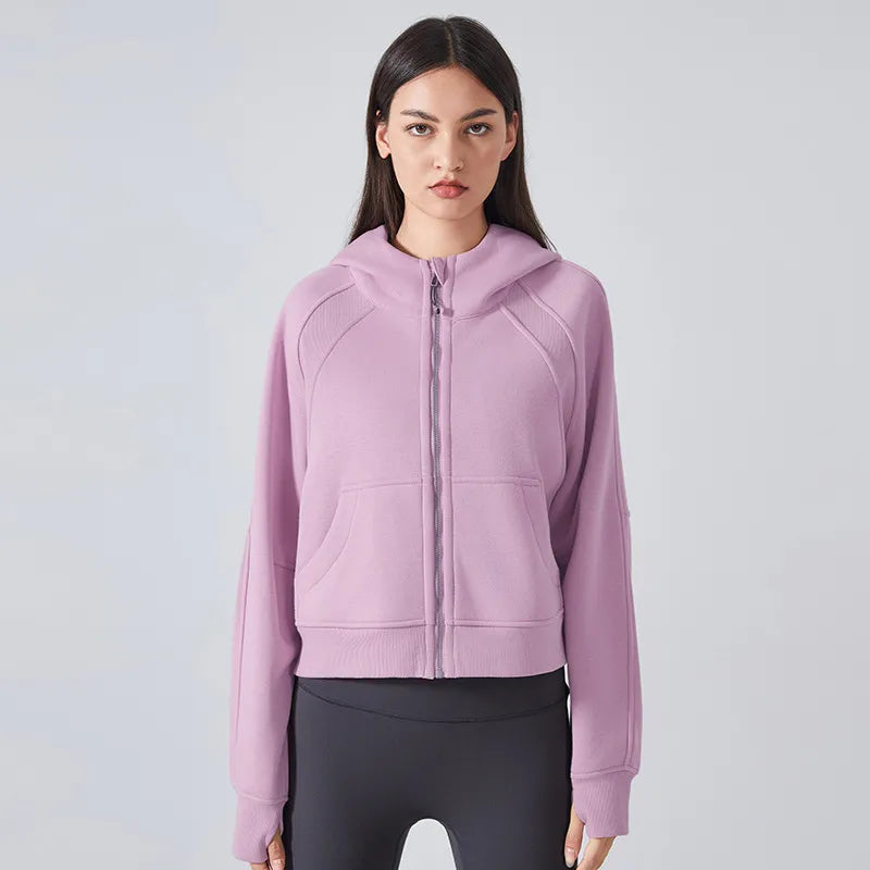 Hoodie femme cocooning oversize stretch — ease — photo 3