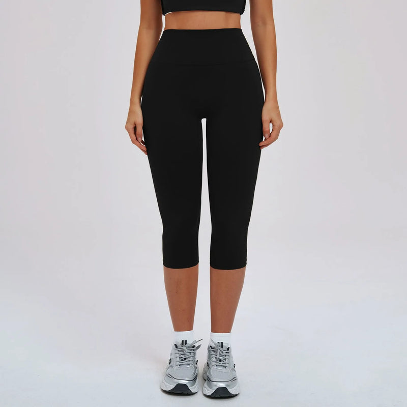 Legging femme taille haute opaque côtelé — CORE — photo 5