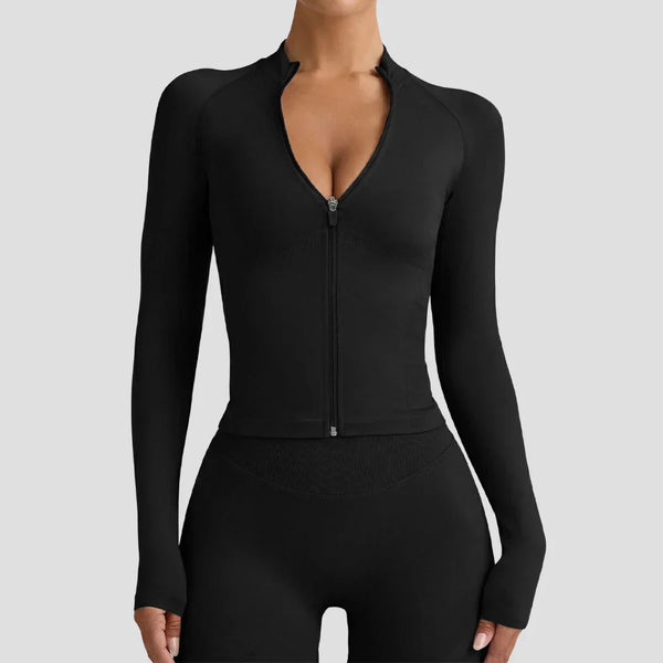 Ensemble yoga femme — veste stretch + legging au choix — FLOW