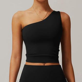 Brassière femme sport dos nageur côtelé — CORE