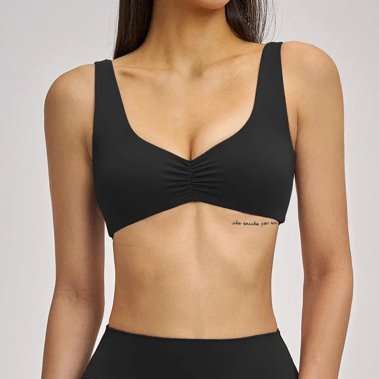 Ensemble yoga femme brassière seconde peau et legging yoga respirant quotidi — FLOW