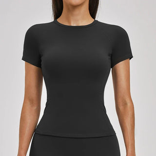 T-shirt femme yoga séchage rapide respirant — FLOW