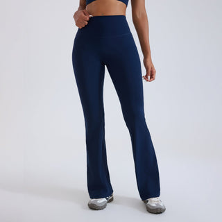 Pantalon évasé femme sculptant taille haute — SCULPT