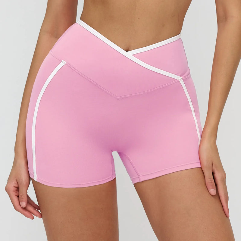 Ensemble yoga femme brassière dos croisé crop et legging ceinture large microfibre — FLOW