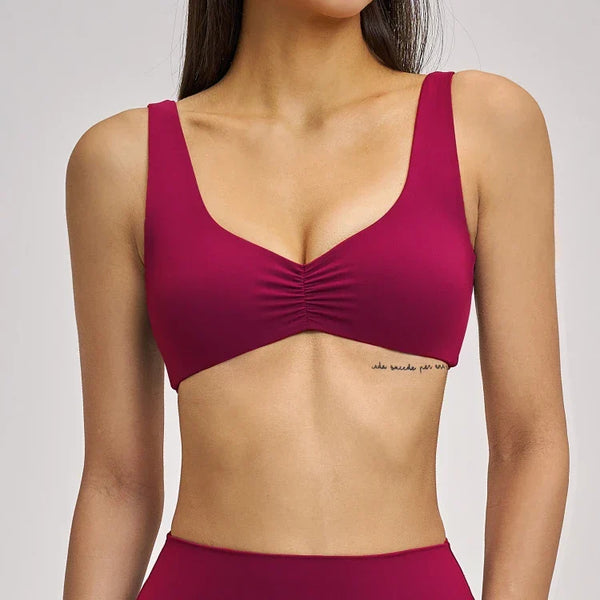Ensemble yoga femme brassière seconde peau et legging yoga respirant quotidi — FLOW